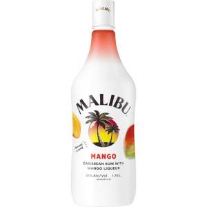 Malibu Caribbean Rum with Mango Liqueur Bottle (1.75 L)