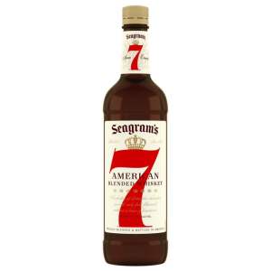 Seagram’s 7 Crown American Blended Whiskey Bottle (750 ml)