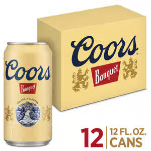 Coors Banquet American Lager Cans (12 oz x 12 ct)