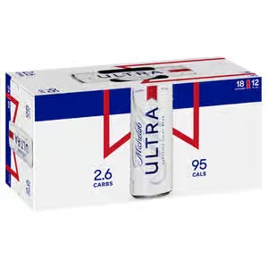 Michelob Ultra Light Lager Cans (12 oz x 18 ct)