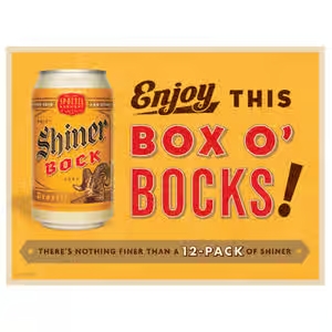 Shiner Box O’ Bock Can (12 oz x 12 ct)