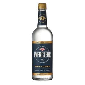 Everclear 190 Proof Grain Alcohol Bottle (750 ml)