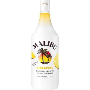 Malibu Caribbean Rum with Pineapple Liqueur Bottle (1.75 L)