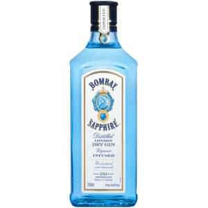 Bombay Sapphire 94 Proof London Dry Distilled Gin Bottle (750 ml)