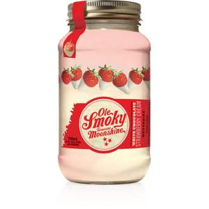 Ole Smoky White Chocolate Strawberry Cream Moonshine Jar (750 ml)