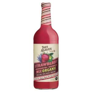 Tres Agaves Organic Strawberry Margarita Mixer Bottle (1 L)