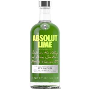 Absolut Lime 80 Proof Vodka Bottle (750 ml)