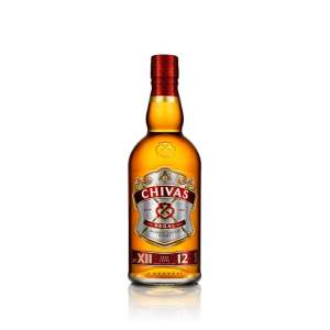 Chivas 12 Year Old 80 Proof Regal Blended Scotch Whiskey Bottle (750 ml)