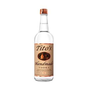 Tito’s 80 Proof Handmade Vodka Bottle (750 ml)