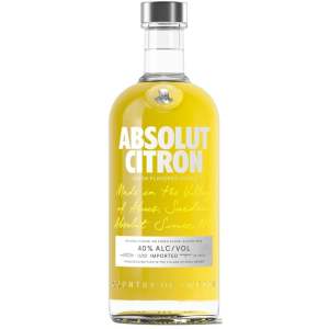 Absolut Citron 80 Proof Vodka Bottle (750 ml)