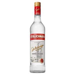 Stolichnaya 80 Proof Vodka Bottle (750 ml)