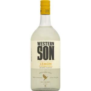 Western Son Lower Valley Lemon Flavored Vodka Bottle (1.75 L)