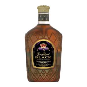 Crown Royal Black 90 Proof Blended Canadian Whisky Bottle (1.75 L)