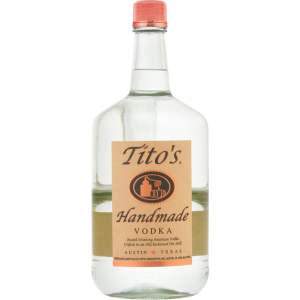 Tito’s 80 Proof Handmade Vodka Bottle (1.75 L)